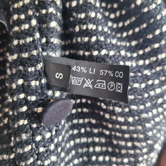 Vintage Annikki Karvinen geometric lagenlook art to wear blazer flared sleeve - Picture 9 of 16